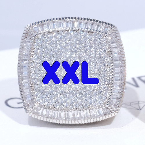 CUSTOM LETTER 3D ICED RING