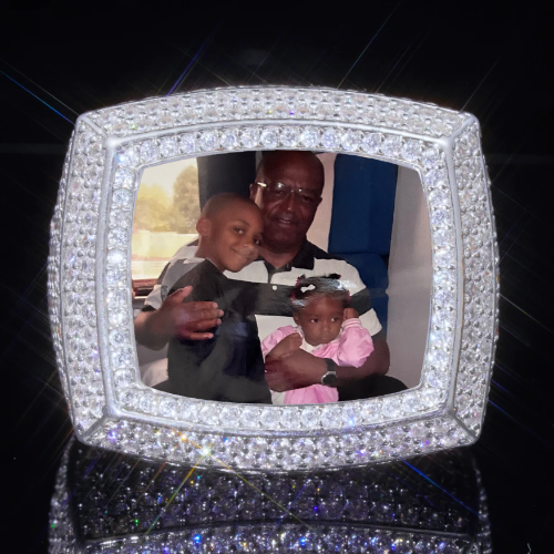 3D CUSTOM PICTURE ICED RING