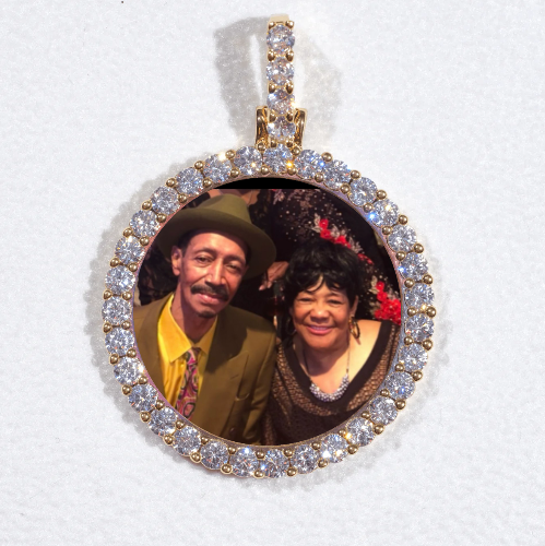 3D CIRCLE CUSTOM PICTURE PENDANT SMALL SIZE