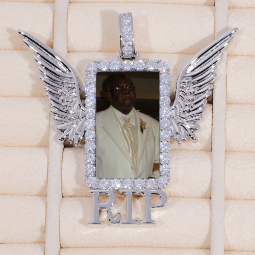 RIP WING 3D CUSTOM PICTURE PENDANT