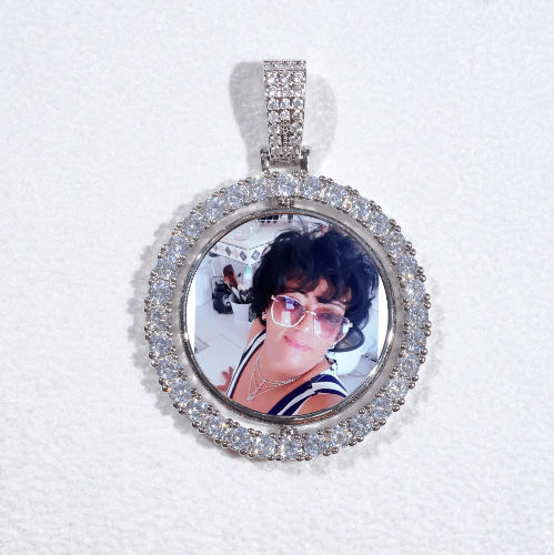 3D Spinning 2-Faced Custom Picture Pendant