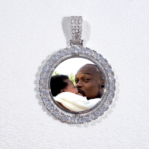 3D Spinning 2-Faced Custom Picture Pendant