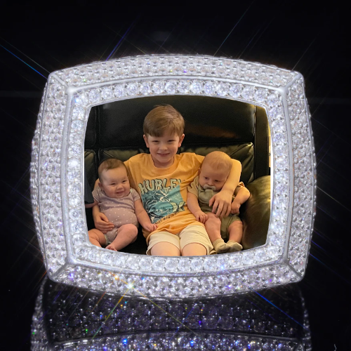 3D CUSTOM PICTURE ICED RING