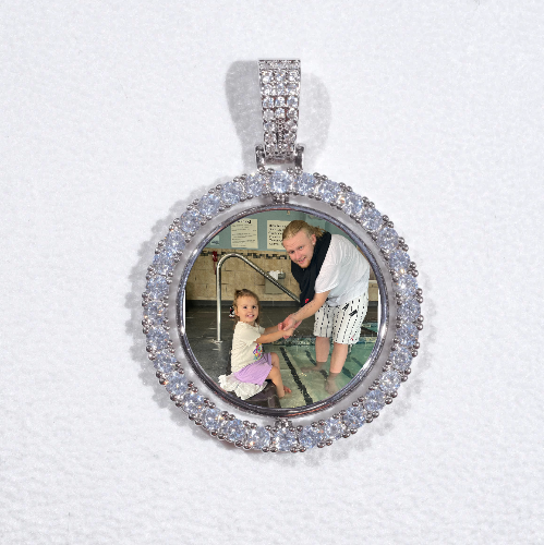 3D Spinning 2-Faced Custom Picture Pendant