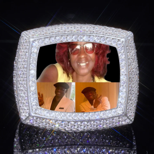 3D CUSTOM PICTURE ICED RING