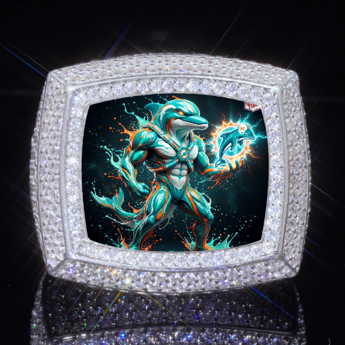 3D CUSTOM PICTURE ICED RING