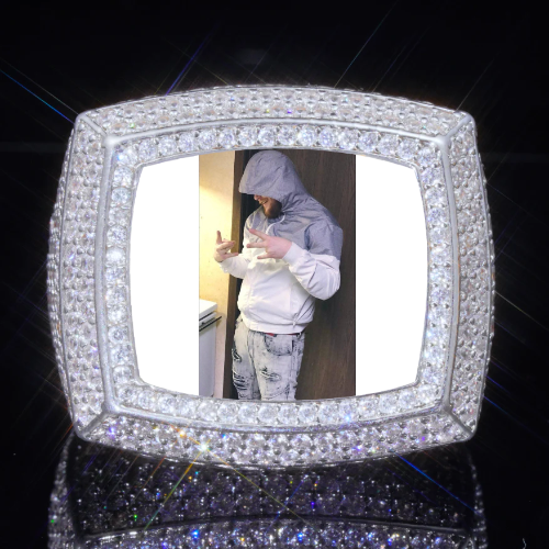 3D CUSTOM PICTURE ICED RING