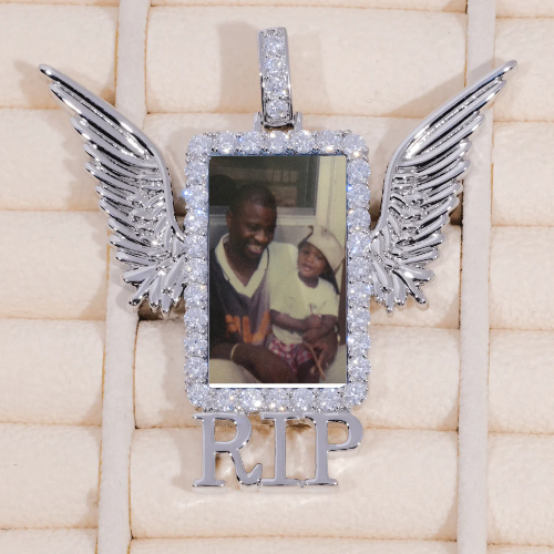 RIP WING 3D CUSTOM PICTURE PENDANT