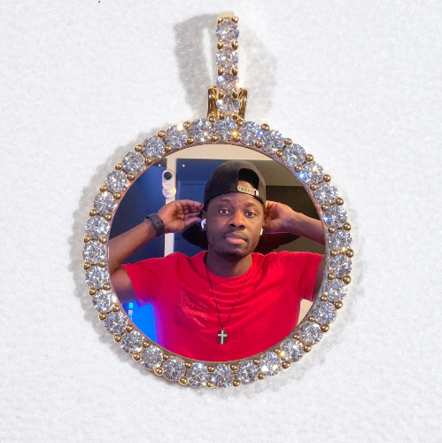 3D CIRCLE CUSTOM PICTURE PENDANT SMALL SIZE