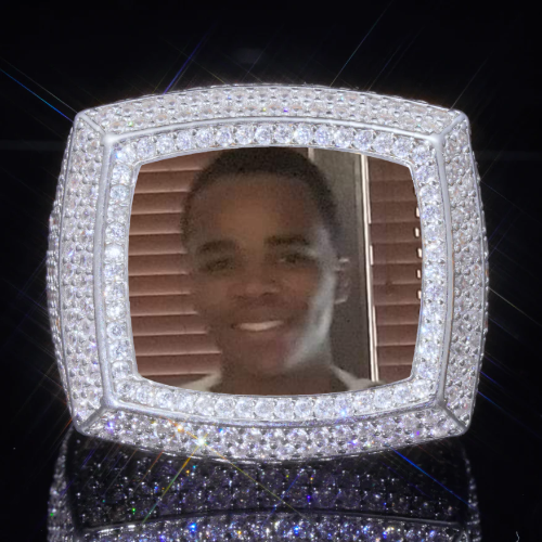 3D CUSTOM PICTURE ICED RING