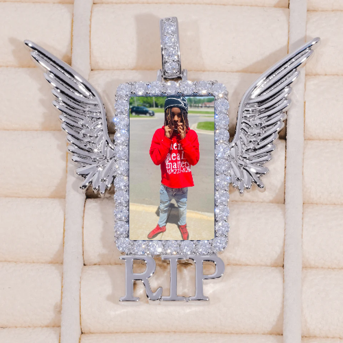 RIP WING 3D CUSTOM PICTURE PENDANT