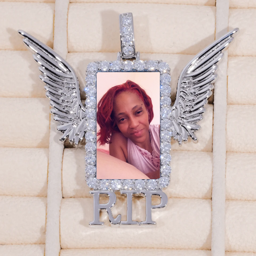 RIP WING 3D CUSTOM PICTURE PENDANT