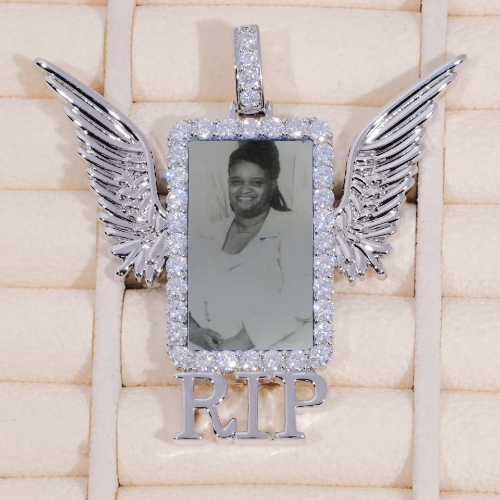 RIP WING 3D CUSTOM PICTURE PENDANT