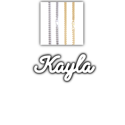 Script Custom Letter Necklace