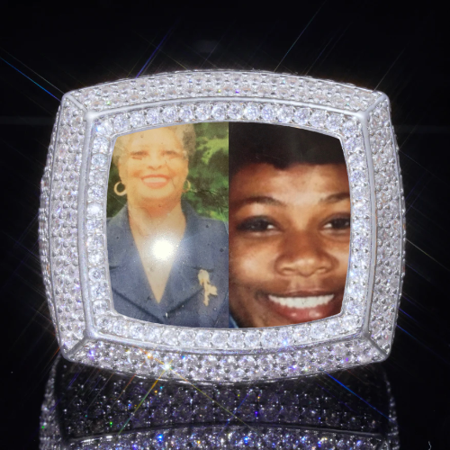 3D CUSTOM PICTURE ICED RING