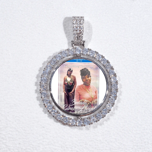 3D Spinning 2-Faced Custom Picture Pendant