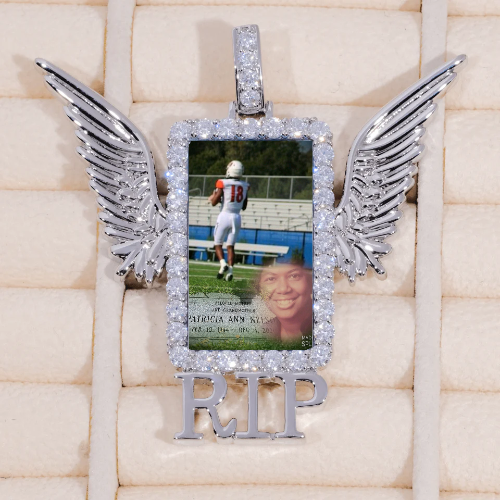 RIP WING 3D CUSTOM PICTURE PENDANT