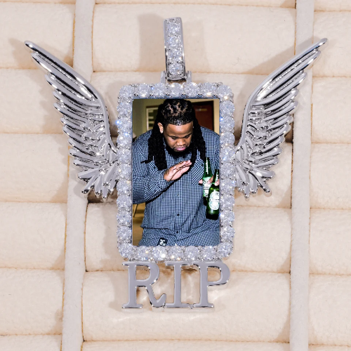 RIP WING 3D CUSTOM PICTURE PENDANT