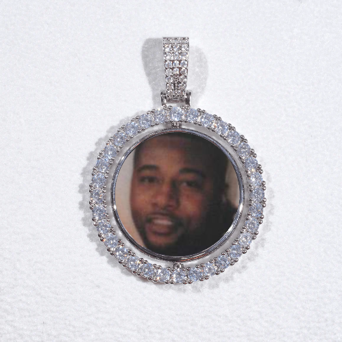 3D Spinning 2-Faced Custom Picture Pendant