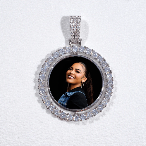 3D Spinning 2-Faced Custom Picture Pendant