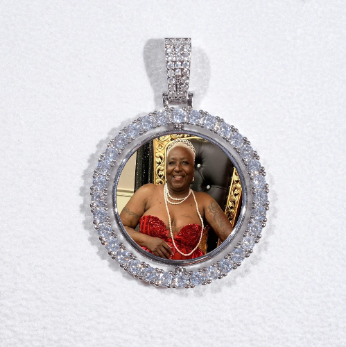 3D Spinning 2-Faced Custom Picture Pendant