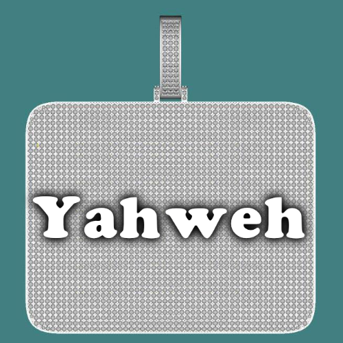 CUSTOM LETTER NECKLACE 3D BIG SQUARE