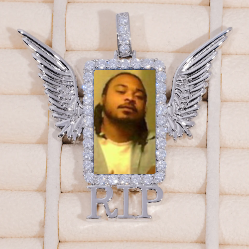 RIP WING 3D CUSTOM PICTURE PENDANT