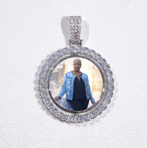 3D Spinning 2-Faced Custom Picture Pendant