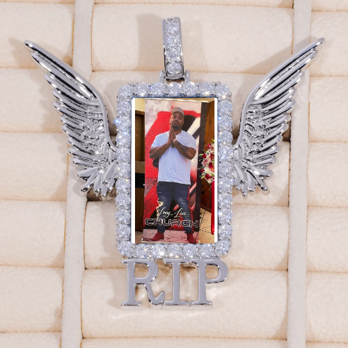 RIP WING 3D CUSTOM PICTURE PENDANT
