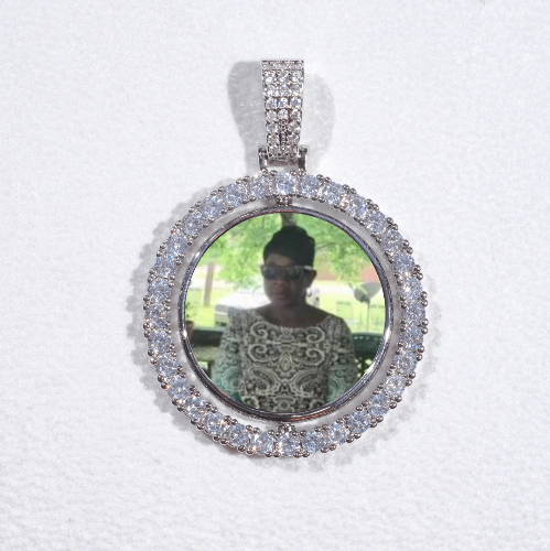 3D Spinning 2-Faced Custom Picture Pendant