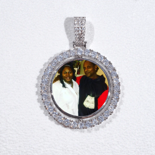 3D Spinning 2-Faced Custom Picture Pendant
