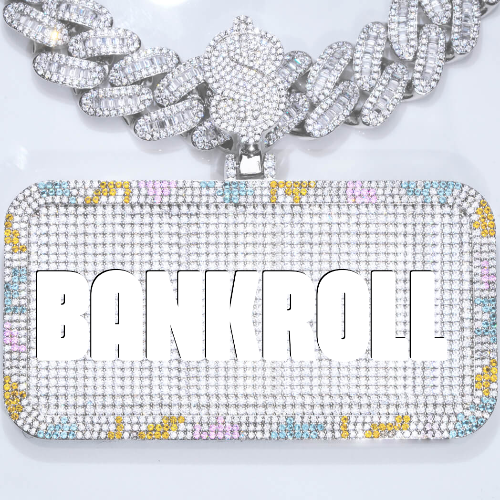 CUSTOM LETTER NECKLACE 3D COLORFUL SQUARE