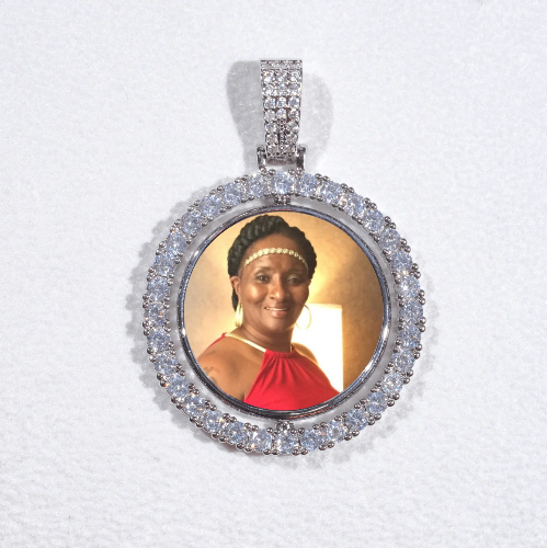 3D Spinning 2-Faced Custom Picture Pendant