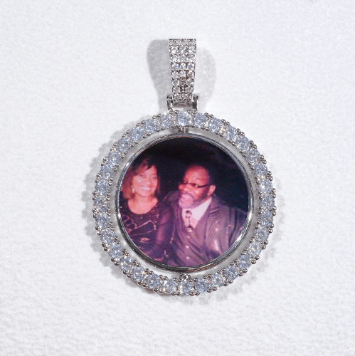 3D Spinning 2-Faced Custom Picture Pendant