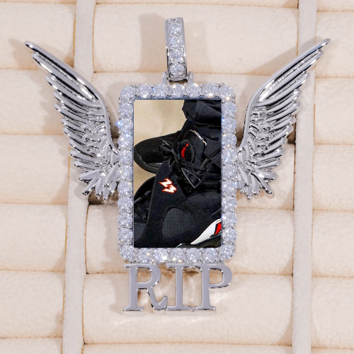 RIP WING 3D CUSTOM PICTURE PENDANT