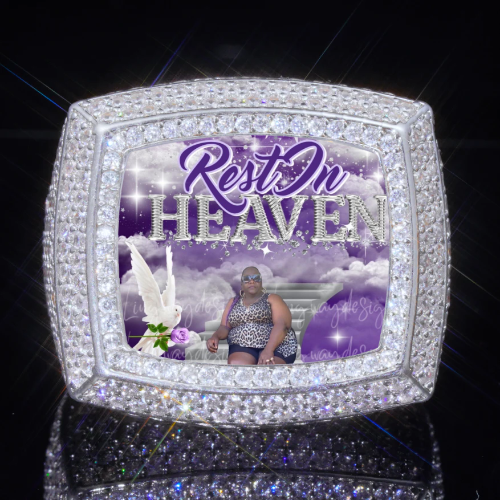 3D CUSTOM PICTURE ICED RING