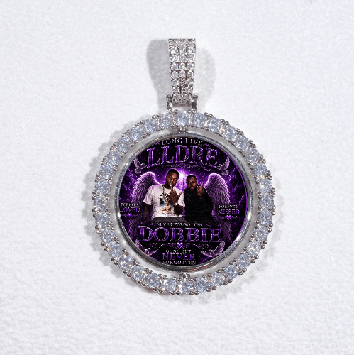3D Spinning 2-Faced Custom Picture Pendant