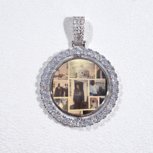 3D Spinning 2-Faced Custom Picture Pendant