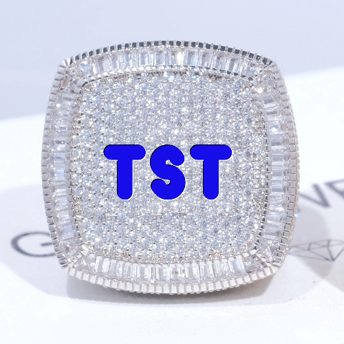 CUSTOM LETTER 3D ICED RING