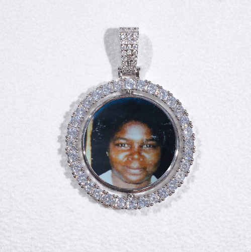 3D Spinning 2-Faced Custom Picture Pendant