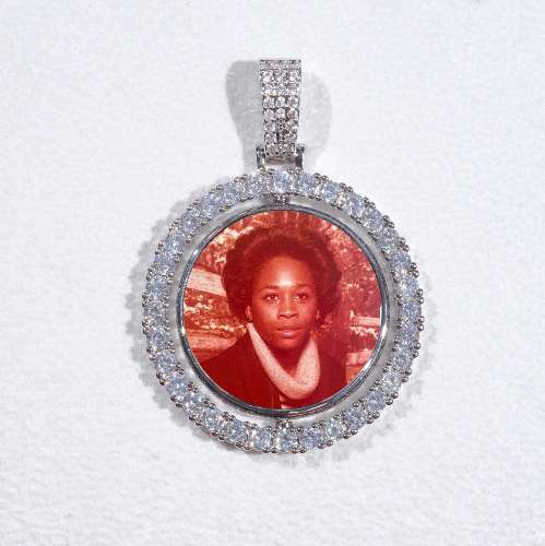 3D Spinning 2-Faced Custom Picture Pendant
