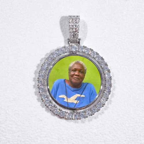 3D Spinning 2-Faced Custom Picture Pendant
