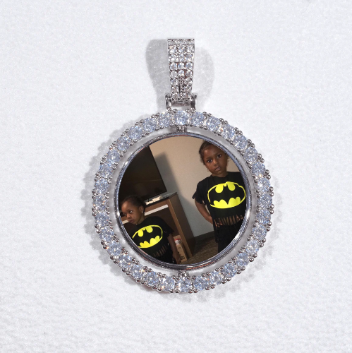 3D Spinning 2-Faced Custom Picture Pendant