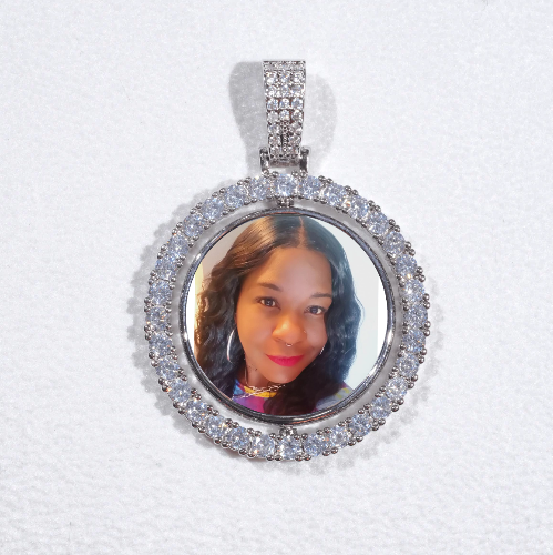 3D Spinning 2-Faced Custom Picture Pendant