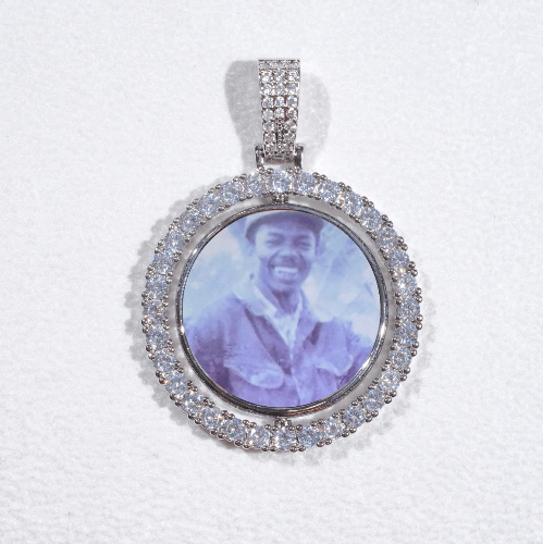 3D Spinning 2-Faced Custom Picture Pendant