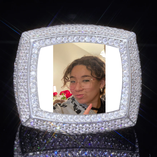 3D CUSTOM PICTURE ICED RING