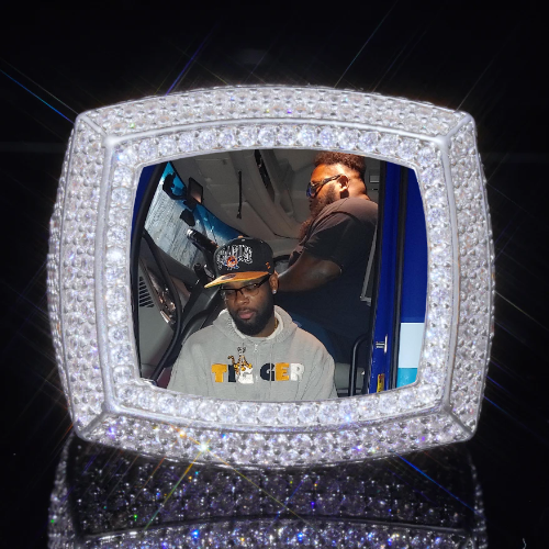 3D CUSTOM PICTURE ICED RING