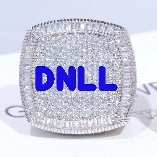 CUSTOM LETTER 3D ICED RING
