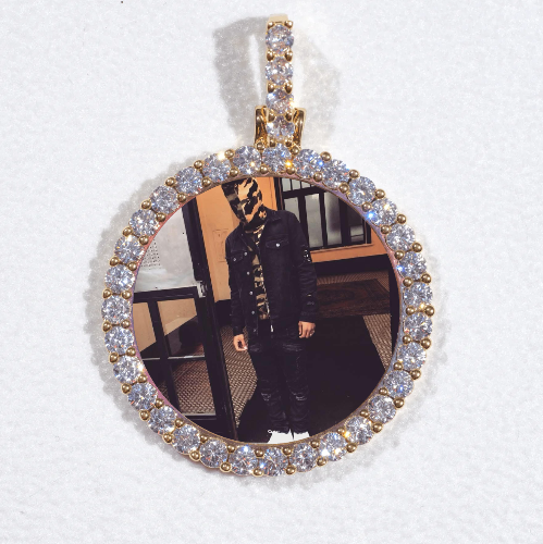 3D CIRCLE CUSTOM PICTURE PENDANT SMALL SIZE