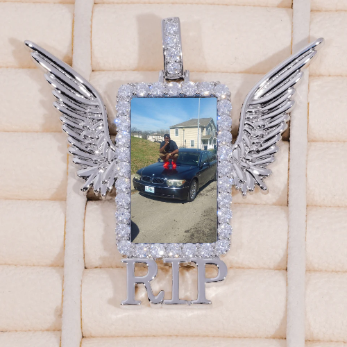 RIP WING 3D CUSTOM PICTURE PENDANT